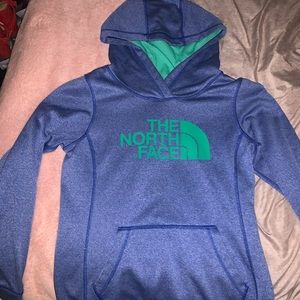 Blue & Green Northface Hoodie